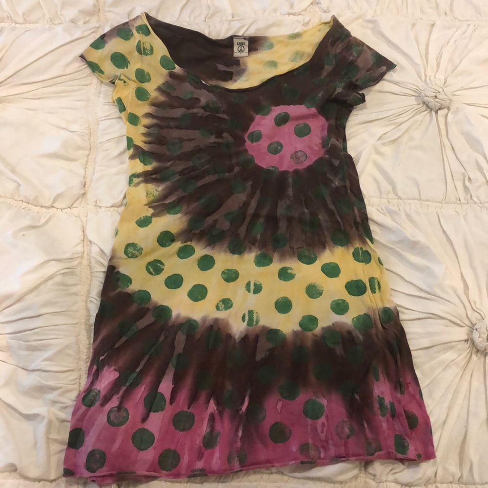 Lucky Brand tie dye tee small